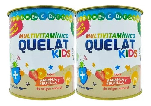 Combo X 2 Quelat Kids Multivitamínico Vitaminas X 150 Gr