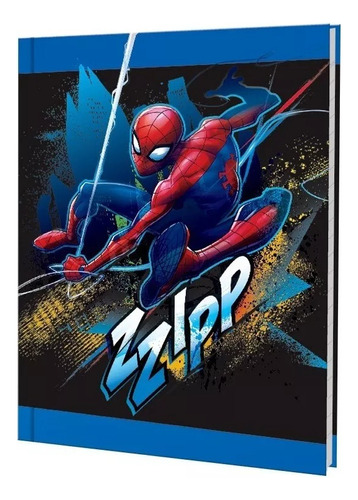 Cuaderno Tapa Dura 16 X 21 Cm 48 Hojas Spiderman Mooving Color modelo 4