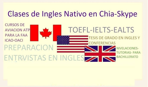 Clases De Ingles Nativo-profesor Nativo Online-toelf Ielts