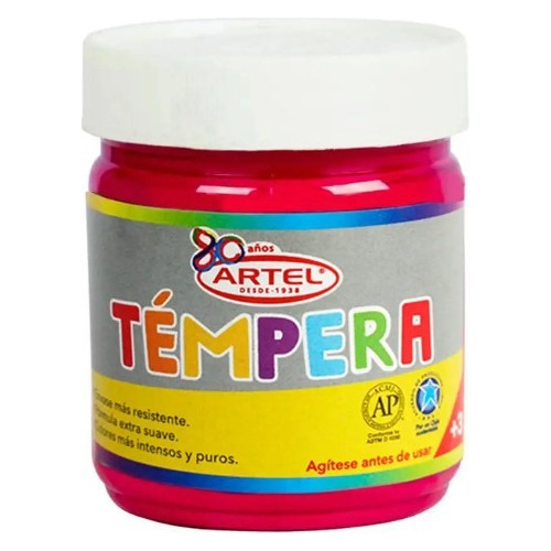 Frasco Témpera Bermellón 88 100ml. Artel