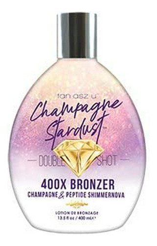 Bronceador Champagne Stardust 400x Con Péptidos Shimmernova