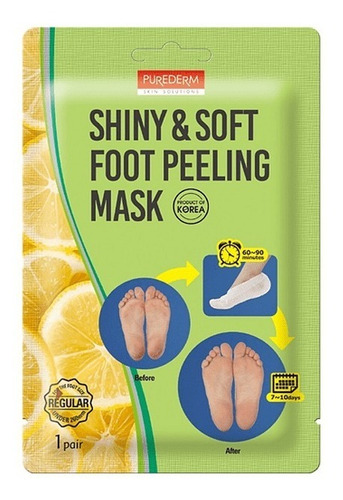 Purederm Shiny & Soft Foot Mascara De Peeling De Pies