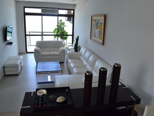 Imagem 3 de 22 de Guarujá-pitangueiras-frente Para O Mar-190m2-03 Suítes-lazer - Ap3113 - 34709770
