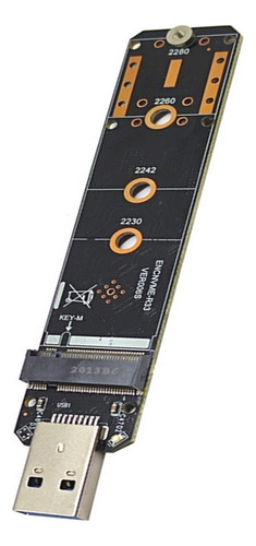 L Adaptador M.2 Nvme Ssd A Usb3.2 Gen2 De 10 Gbps Adaptador