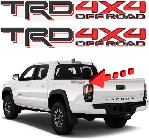 Calcomanía Trd 4x4 Off Road Toyota Tacoma Tundra