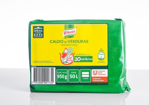 Caldo De Verdura Knorr Caja 4 X 950 Gr