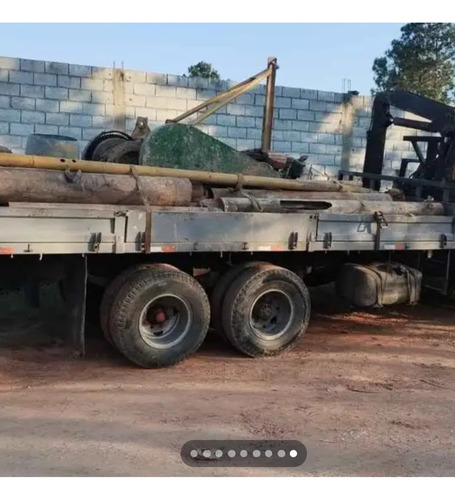 . Carroceria De Ferro Com 7 Metros, Trucado, Com Munck