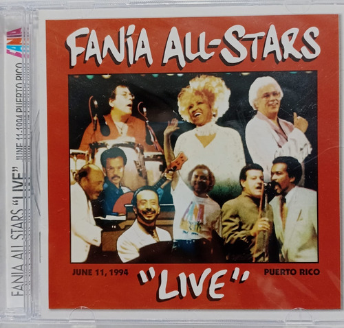 Cd Fania All Stars - Live Puerto Rico June 11-1994 (nuevo)