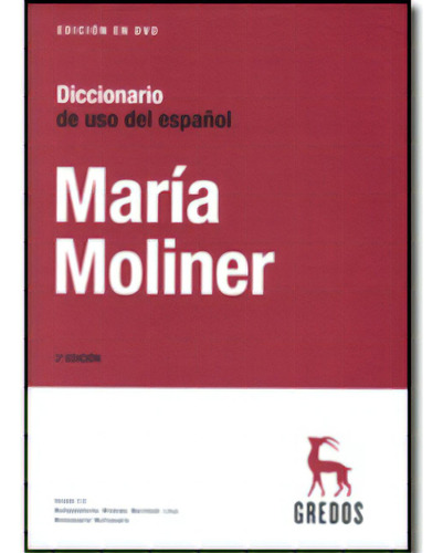 Diccionario De Uso Del Español (maría Moliner). Tercera E, De María Moliner. Serie 8424935849, Vol. 1. Editorial Intermilenio, Tapa Blanda, Edición 2008 En Español, 2008