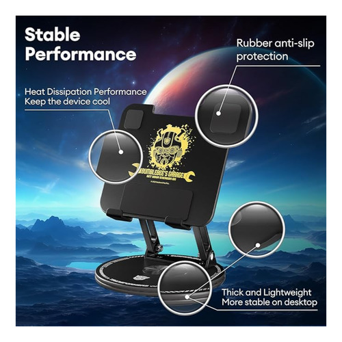 Soporte Plegable Laptop Base Giratoria Transformers Tf-x02
