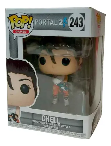 Funko Pop! Games Portal 2 Chell Sem O Cubo 243 Ler O Anúncio