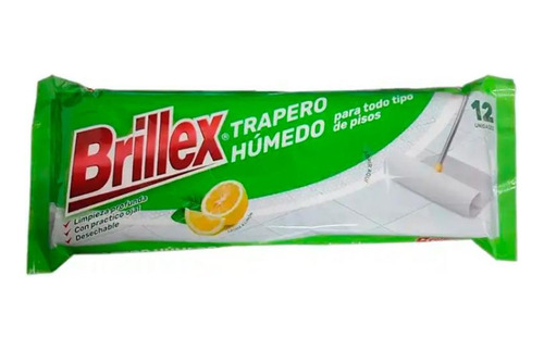 Trapero Humedo Aroma A  Limon Marca Brillex 12uds 
