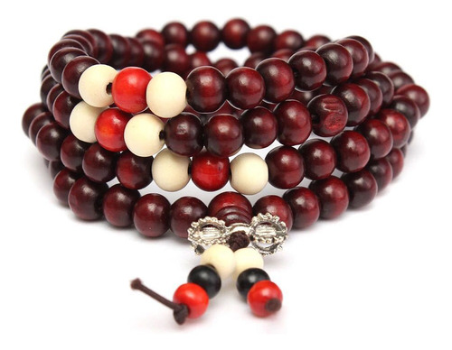 Pulsera Piedras Naturales Japa Mala Budista Meditación