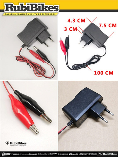 Imagen 2 de 5 de Cargador De Batería Para Moto. C-mini.