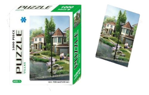 Puzzle Rompecabezas Villa Familiar 1000 Piezas Cksur0589