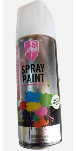 Spray Pintura Blanco Amarillo Mate F056-307