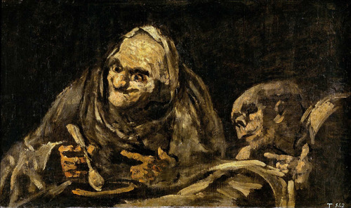 Cuadro Canvas Goya Artista Pintor Rococo Pinturas Negras M1
