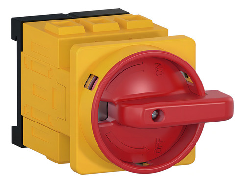 Chave Seccionadora Weg Rotativa Msw25 25a Fixação Topo P3 Nh Cor Vermelho/amarelo