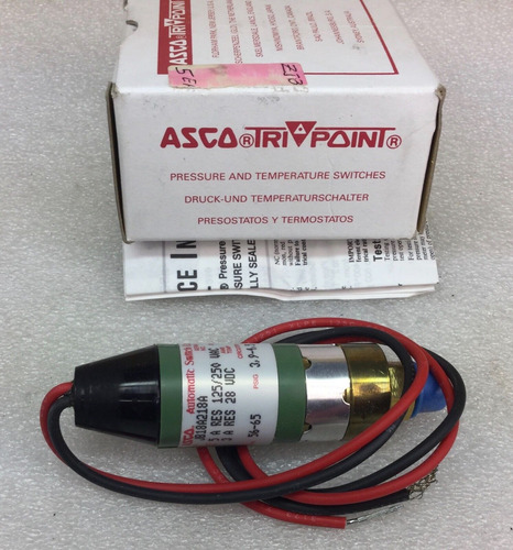 Asco Tri-point  Jb18a218a Pressure Switch 125/250vac 28v Kkf