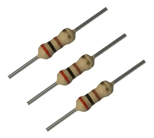 200 Ohm Resistencia De Carbon 200ohm 1/2w 0,5w Pack De 40