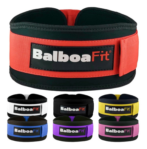 Imagen 2 de 6 de Cinturon Cinto Fuerza Balboafit Gimnasio Gym Pesas Lumbar