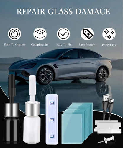 Kit De Reparación De Parabrisas Marca Xyz Modelo 123