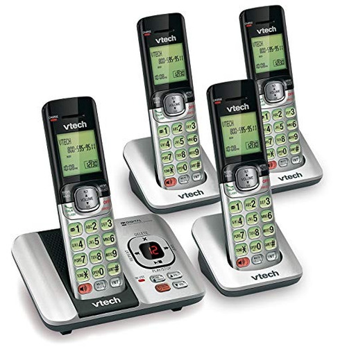 Vtech Cs6529-4 Dect 6.0 Sistema De Contestadora De Teléfono