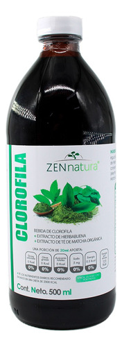 Clorofila Con Matcha Y Hierbabuena C/500ml Zen Natura
