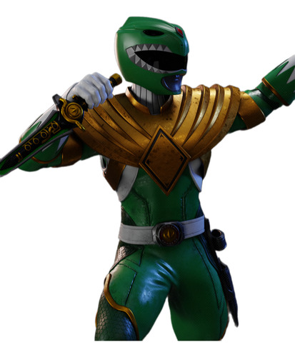 Power Rangers Green Ranger Mp Archivo Para Impresión 3d (Usado)