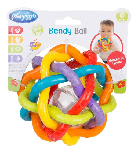 Pelota Sonajero Bendy Playgro