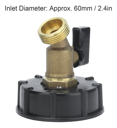 Adaptador Tanque Drenaje Ibc Válvula Grifo Conector Válvula