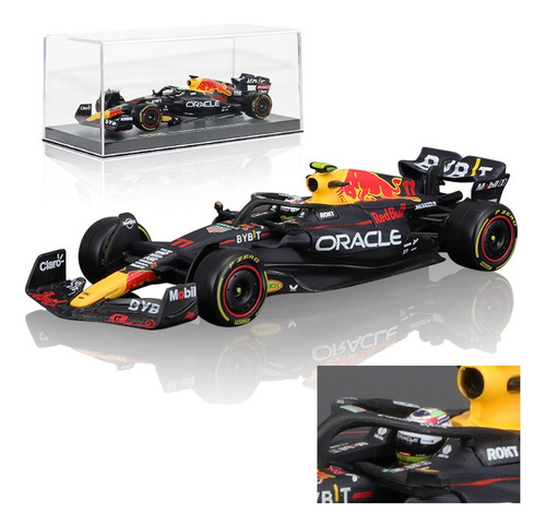 1:43 Coche En Miniatura Burago 2023 Redbull F1 Rb19 11 Perez