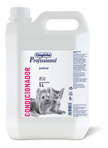 Condicionador Profissional Limpinho Petshop - 5 Litros