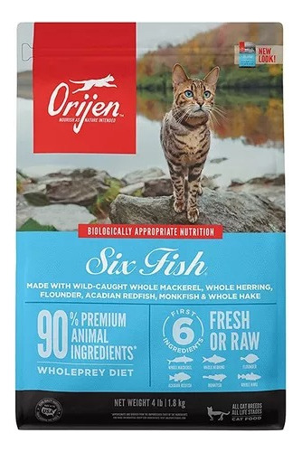 Orijen Six Fish Para Gatos 5.45kg Con Reparto A Todo Chile 