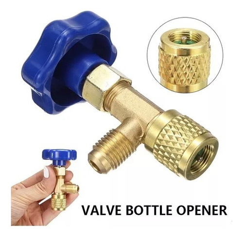 Válvula Para R22 R410a R600a Refrigerante Lata