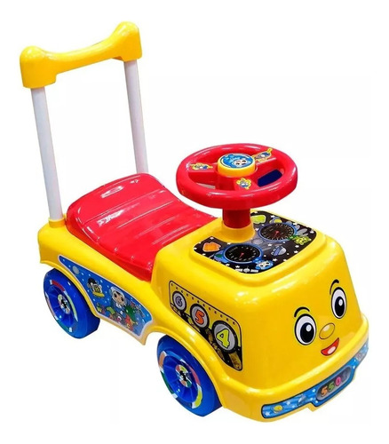 Montable Carrito Impulsor Walking Sonido Amarillo 5501 Mytoy