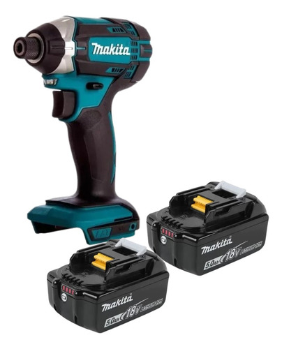 Parafusadeira Makita Dtd152 + 2 Bateria 5ah18v S/ Carregador Cor Azul 18v