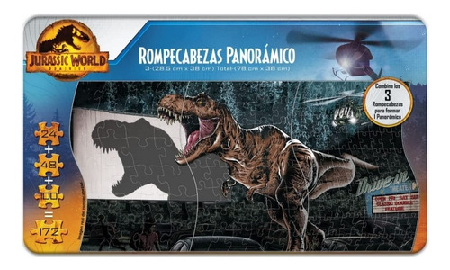 Rompecabezas Dinosaurios Jurassic World T Rex 172 Piezas