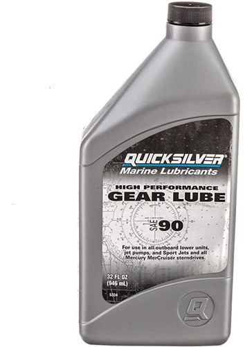 Quicksilver 858064q01 High Performance Sae 90 Gear Lube For 