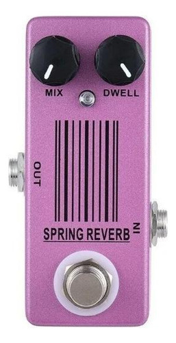 Mini Pedal Spring Reverb Mosky Guitarra Violão Baixo