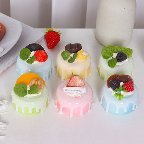 A Cakes Simulation Cake Model Postre, 6 Unidades