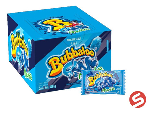 Bubbaloo Menta 50pzs