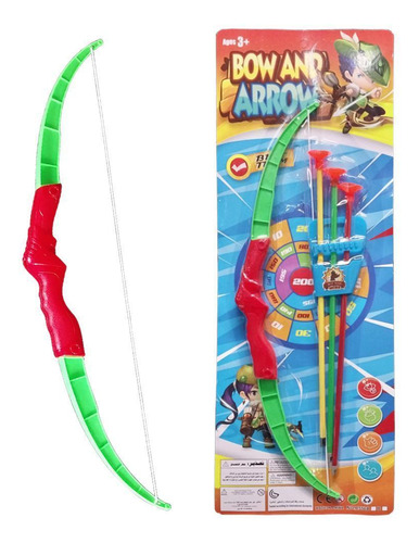 Brinquedo Arco E Flecha Infantil Com Alvo Destacável Cor Azul