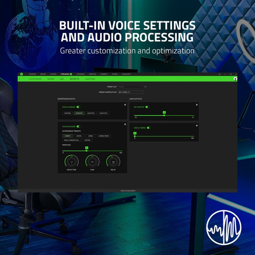 Razer Mezcladora De Audio Mixer Analógico 4 Canales Rgb Xg!