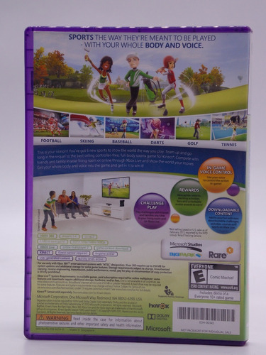 Kinect Sports Season Two Xbox 360 Original Mídia Física