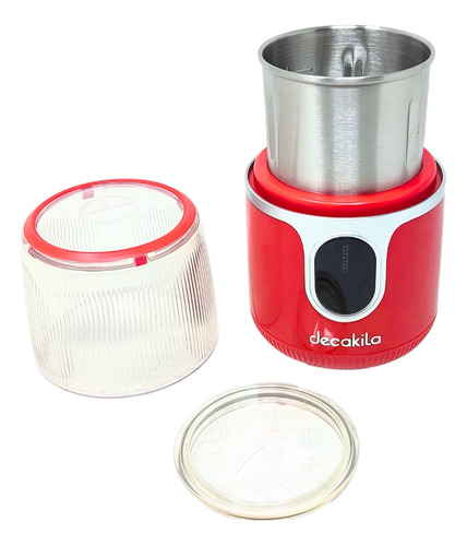 Molino De Café 40g Inalámbrico Rojo Decakila Kmcf022r