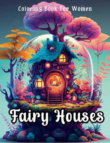 Libro: Fantasy Fairy Homes: Coloring Book For Women. A Magic