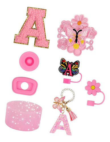 Pegatinas De La Taza De 15 Piezas Accesorios De Del Rosa