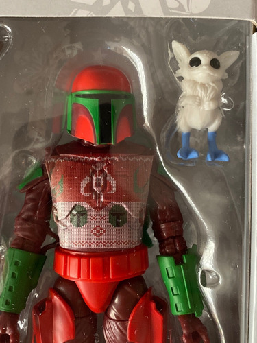 Mandalorian Warrior Holiday Edition Navidad Black Series Man (Usado)