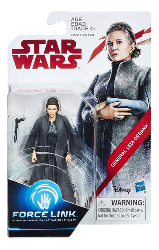 General Leia Organa Force Link Star Wars 3.75 ( 10 Cm )